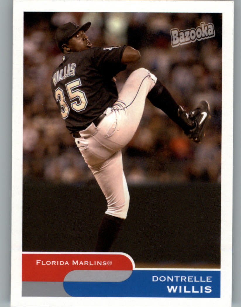 2004 Bazooka #185B Dontrelle Willis w/o Ball