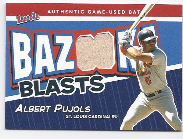 2004 Bazooka Blasts Bat Relics #AP Albert Pujols B