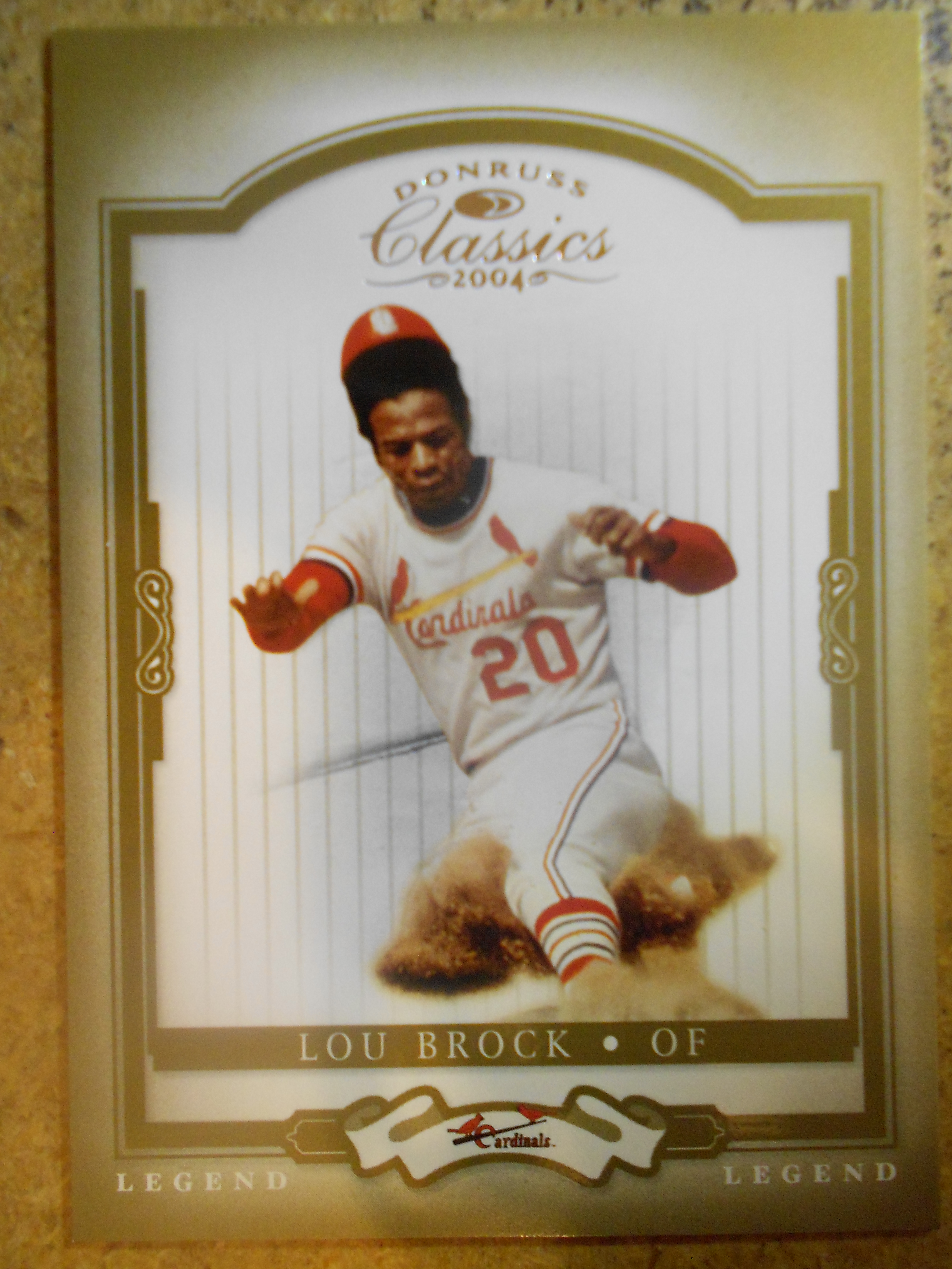 2004 Donruss Classics #171 Lou Brock LGD