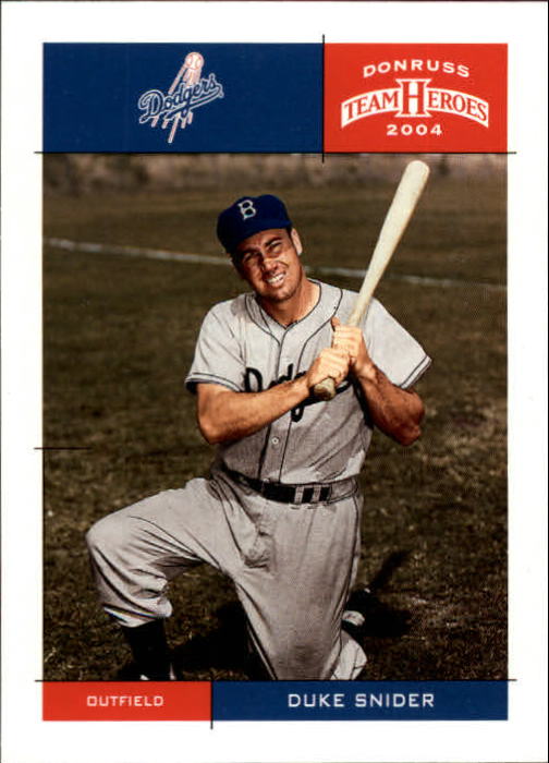 2004 Donruss Team Heroes #221 Duke Snider