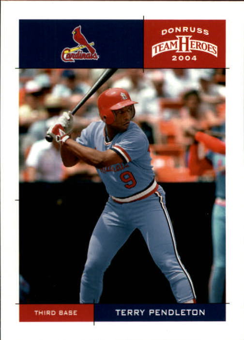2004 Donruss Team Heroes #397 Terry Pendleton