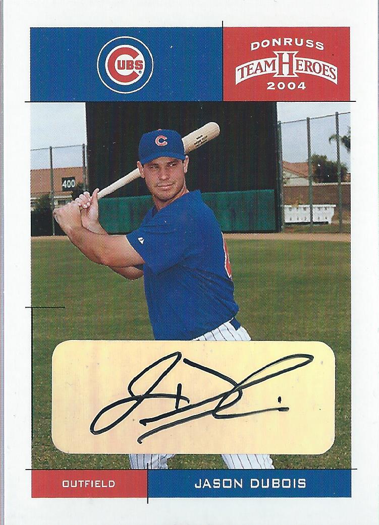 2004 Donruss Team Heroes Autographs #75 Jason DuBois