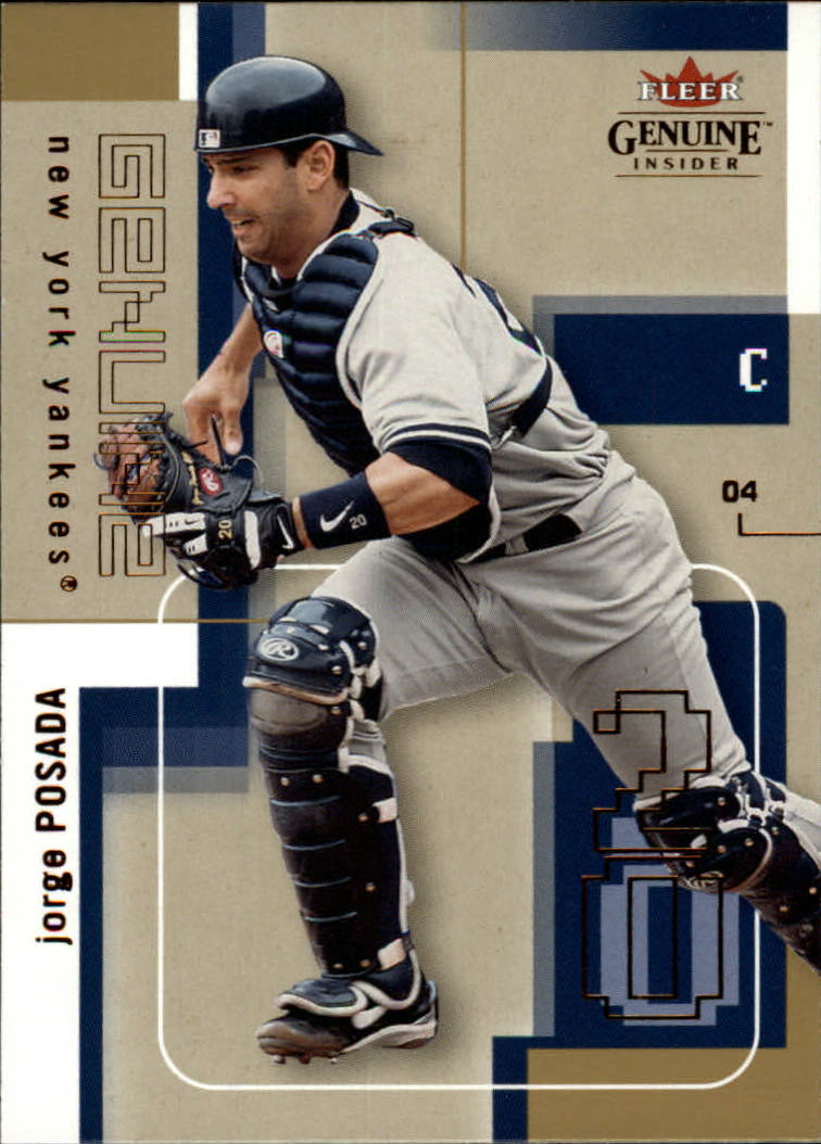 2004 Fleer Genuine Insider #20 Jorge Posada