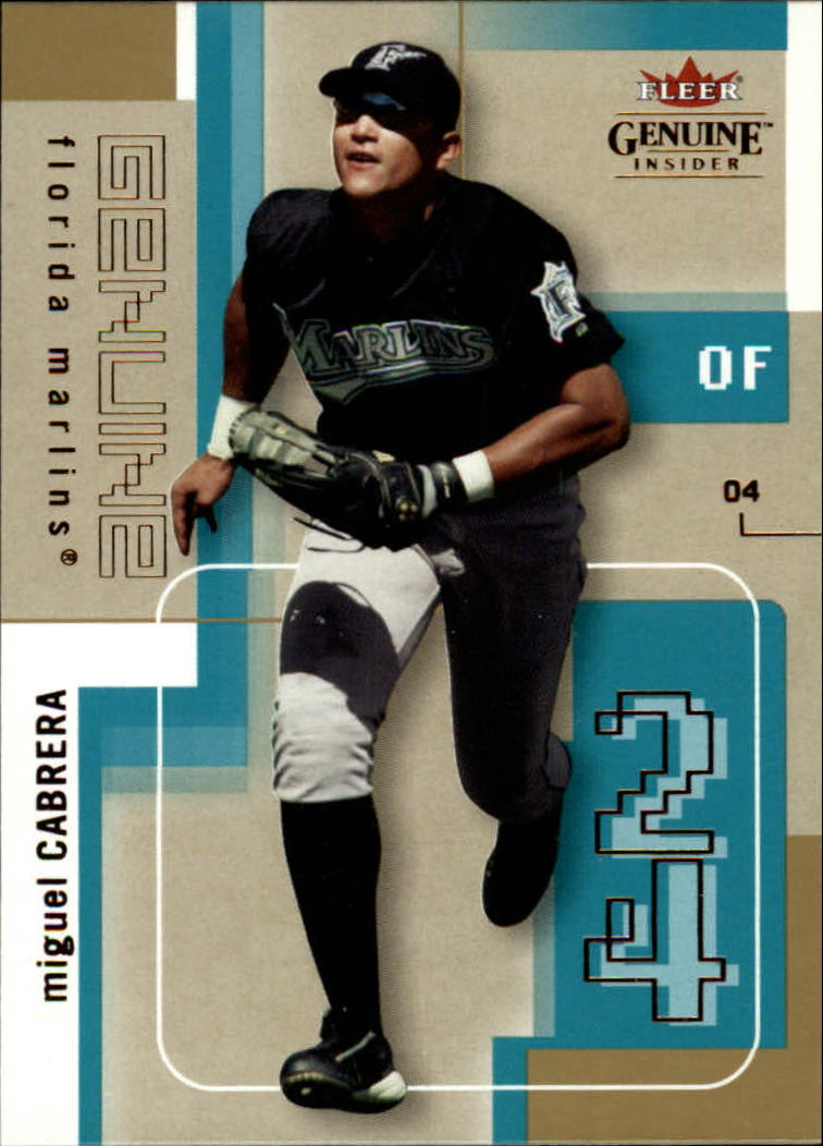 2004 Fleer Genuine Insider #21 Miguel Cabrera