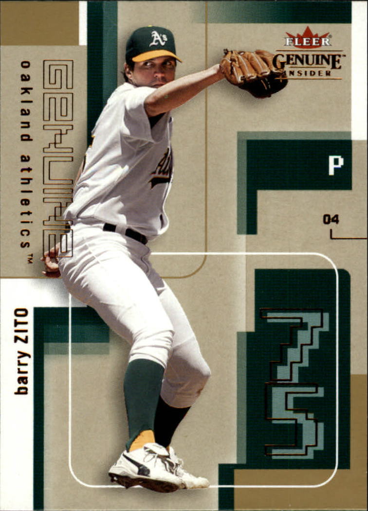 2004 Fleer Genuine Insider #49 Barry Zito