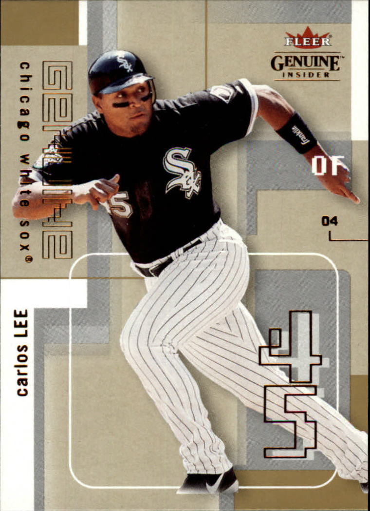 2004 Fleer Genuine Insider #54 Carlos Lee