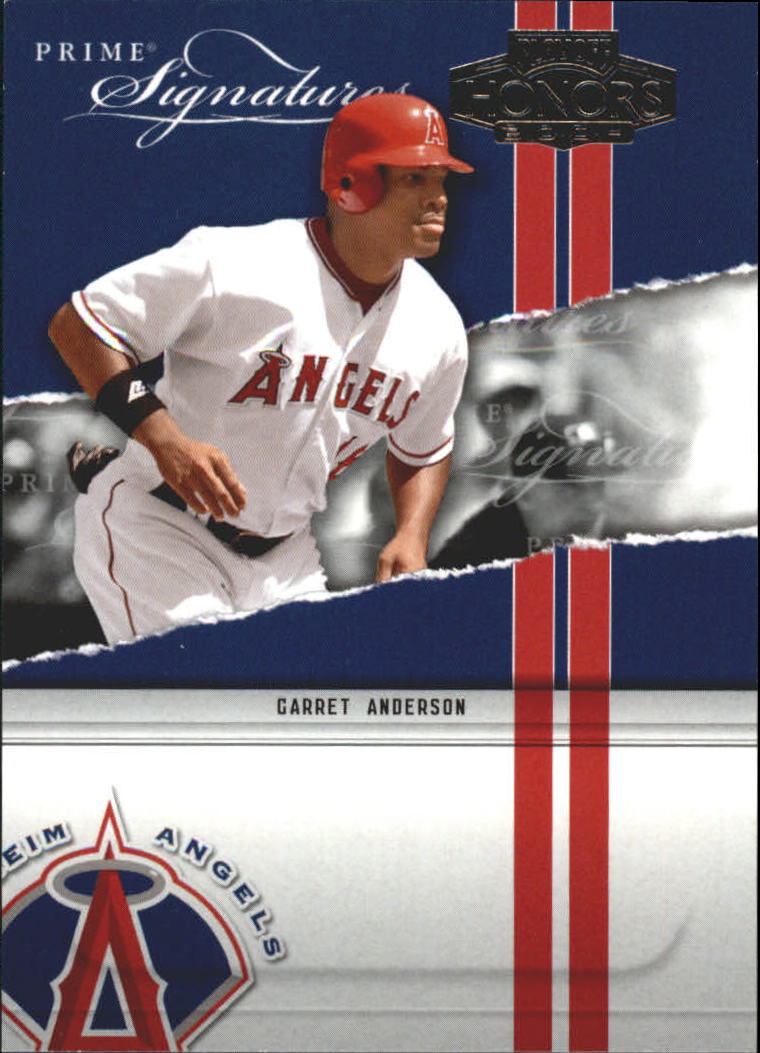 2004 Playoff Honors Prime Signature Insert #1 Garret Anderson
