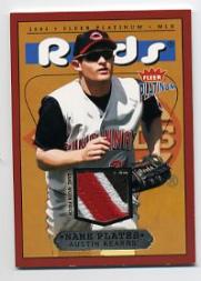 2004 Fleer Platinum Nameplates Player #AK Austin Kearns/310