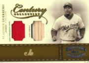 2004 Throwback Threads Century Collection Material Combo Prime #94 Vladimir Guerrero Bat-Jsy/25