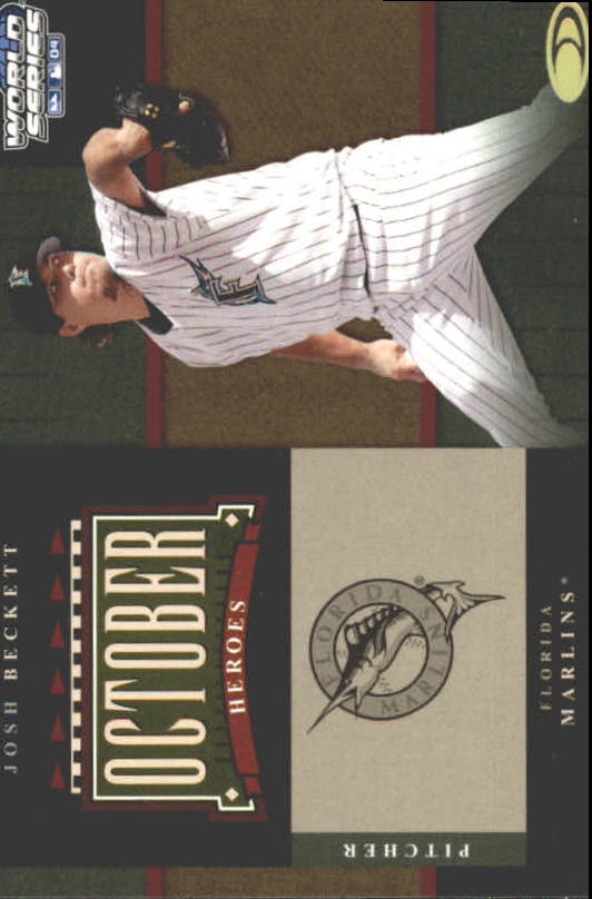 2004 Donruss World Series October Heroes #9 Josh Beckett