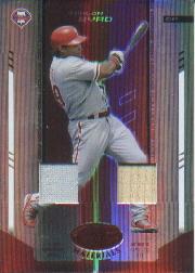 2004 Leaf Certified Materials Mirror Combo Red #135 Marlon Byrd Bat-Jsy
