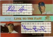 2004 SP Prospects Link to the Past Dual Autographs #RB Nolan Ryan/Homer Bailey