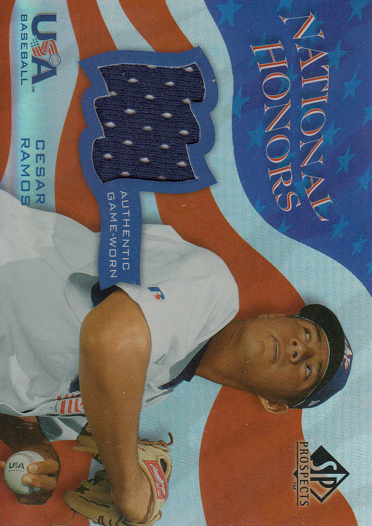 2004 SP Prospects National Honors USA Jersey #CR Cesar Ramos