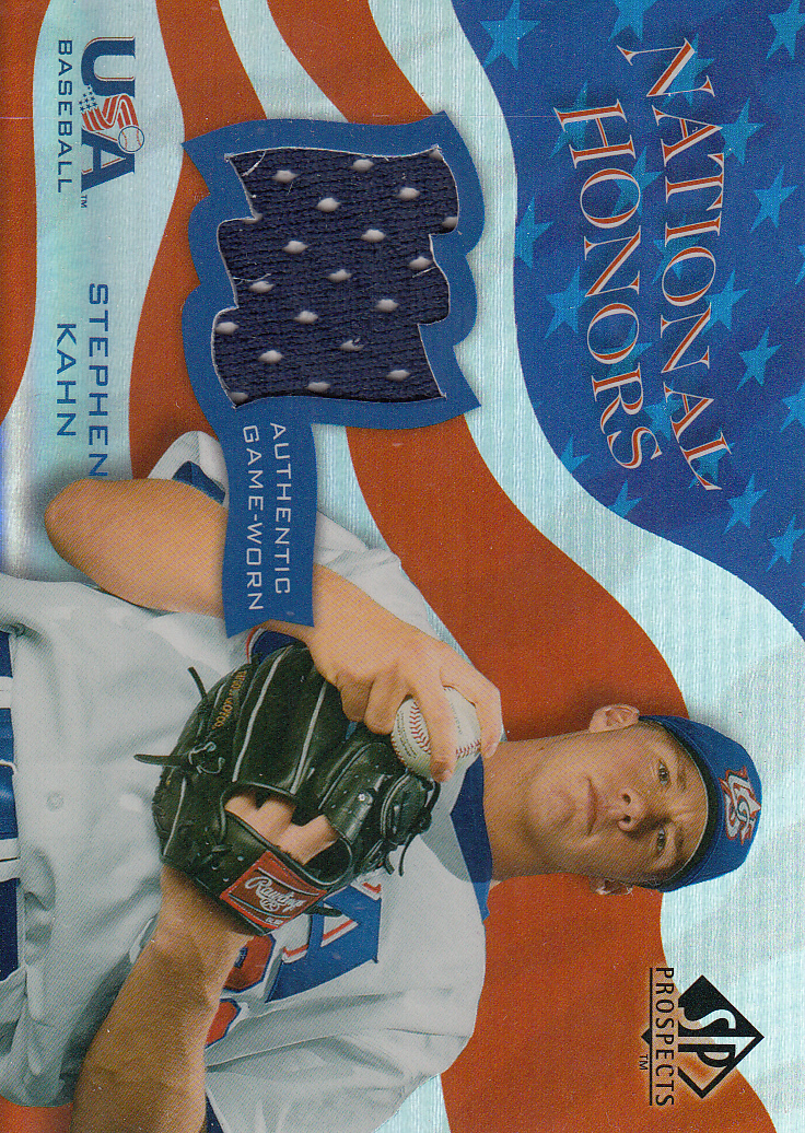 2004 SP Prospects National Honors USA Jersey #SK Stephen Kahn