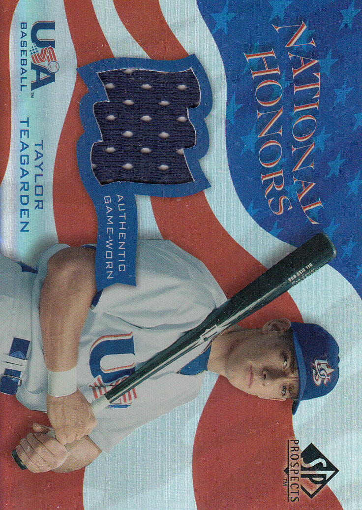 2004 SP Prospects National Honors USA Jersey #TE Taylor Teagarden