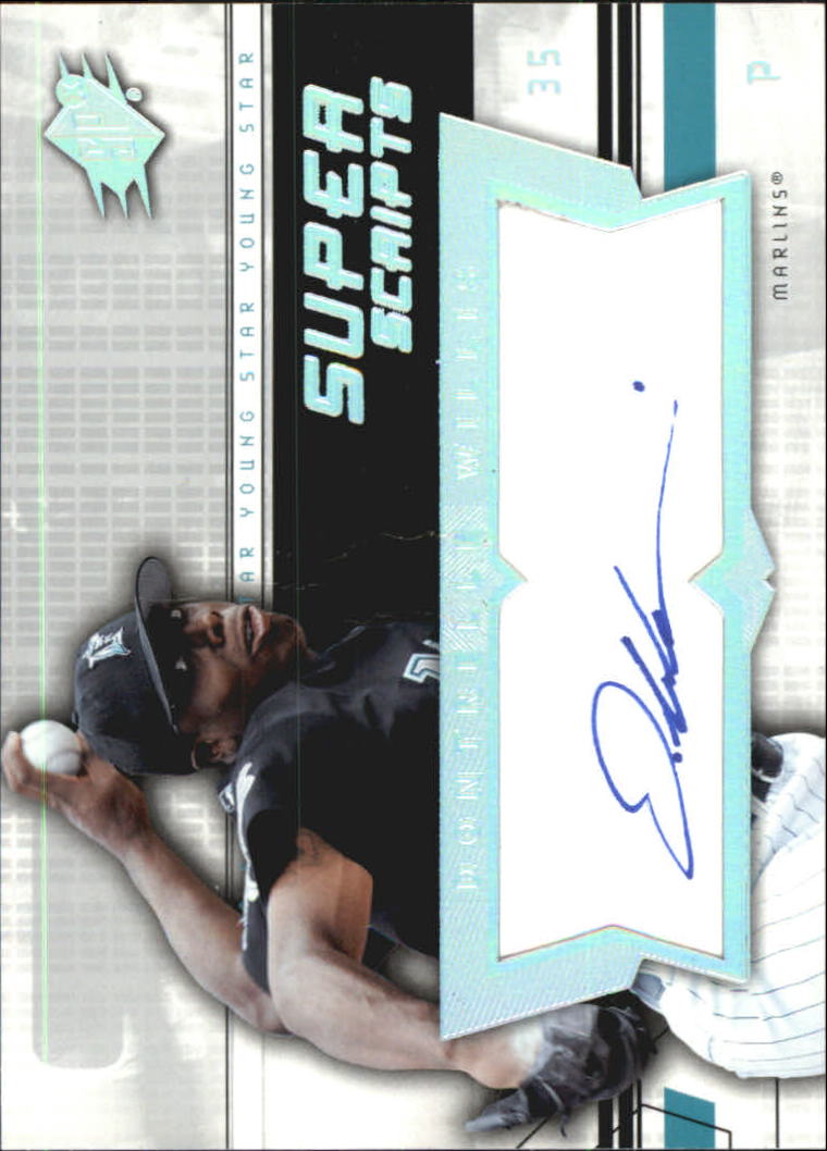 2004 SPx SuperScripts Young Stars #DW Dontrelle Willis