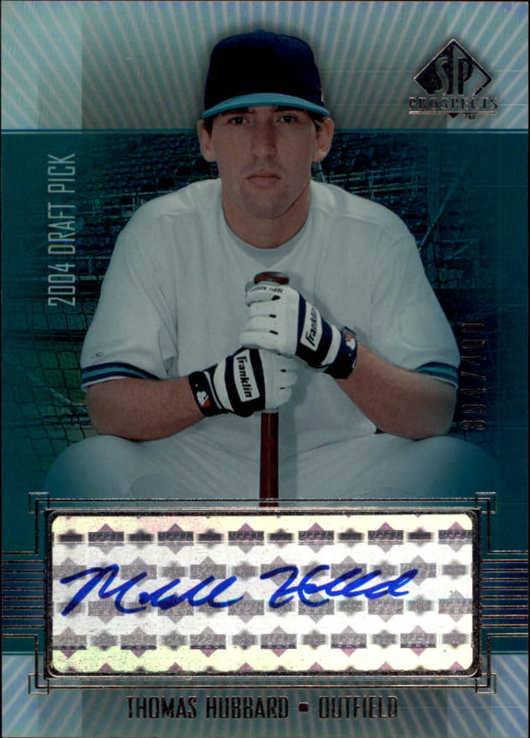 2004 SP Prospects Autograph Bonus #TH Thomas Hubbard/400