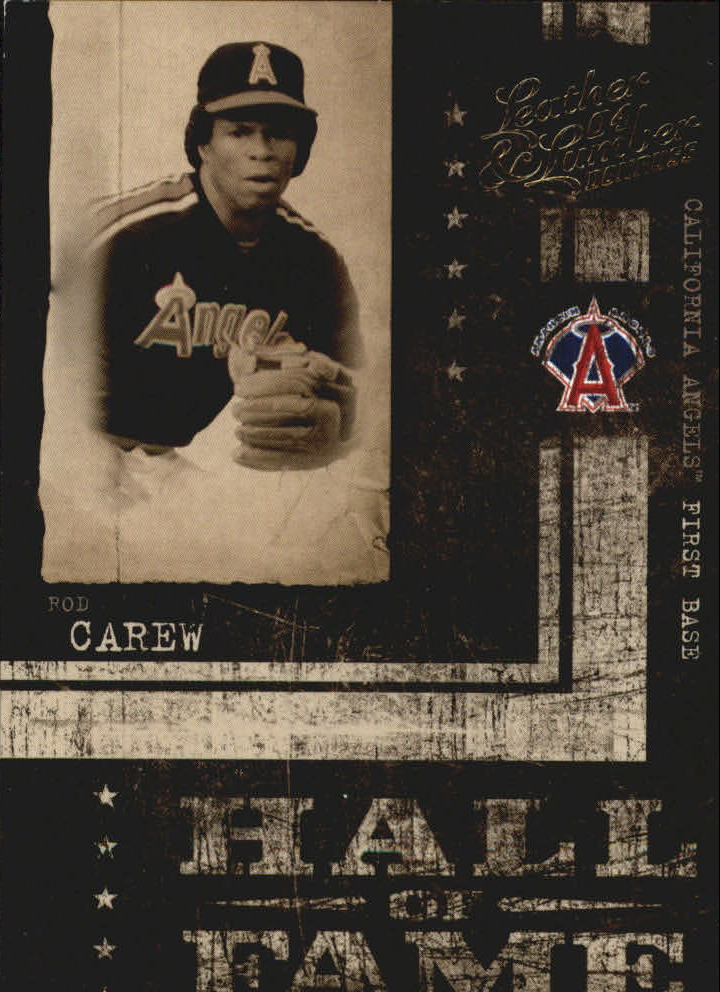 2004 Leather and Lumber Hall of Fame #9 Rod Carew/1991