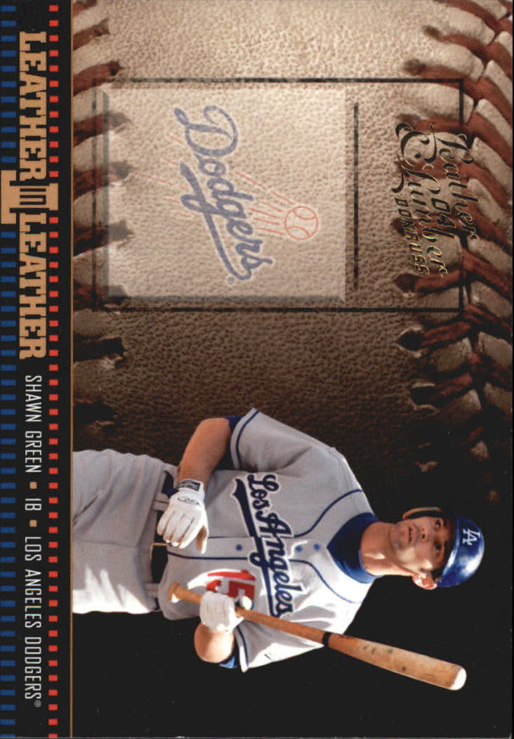 2004 Leather and Lumber Leather in Leather #7 Shawn Green BB