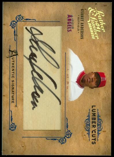 2004 Leather and Lumber Lumber Cuts #18 Garret Anderson/224