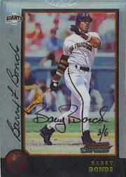 2004 Bowman Sterling Original Autographs #BB1 Barry Bonds 98BC/6