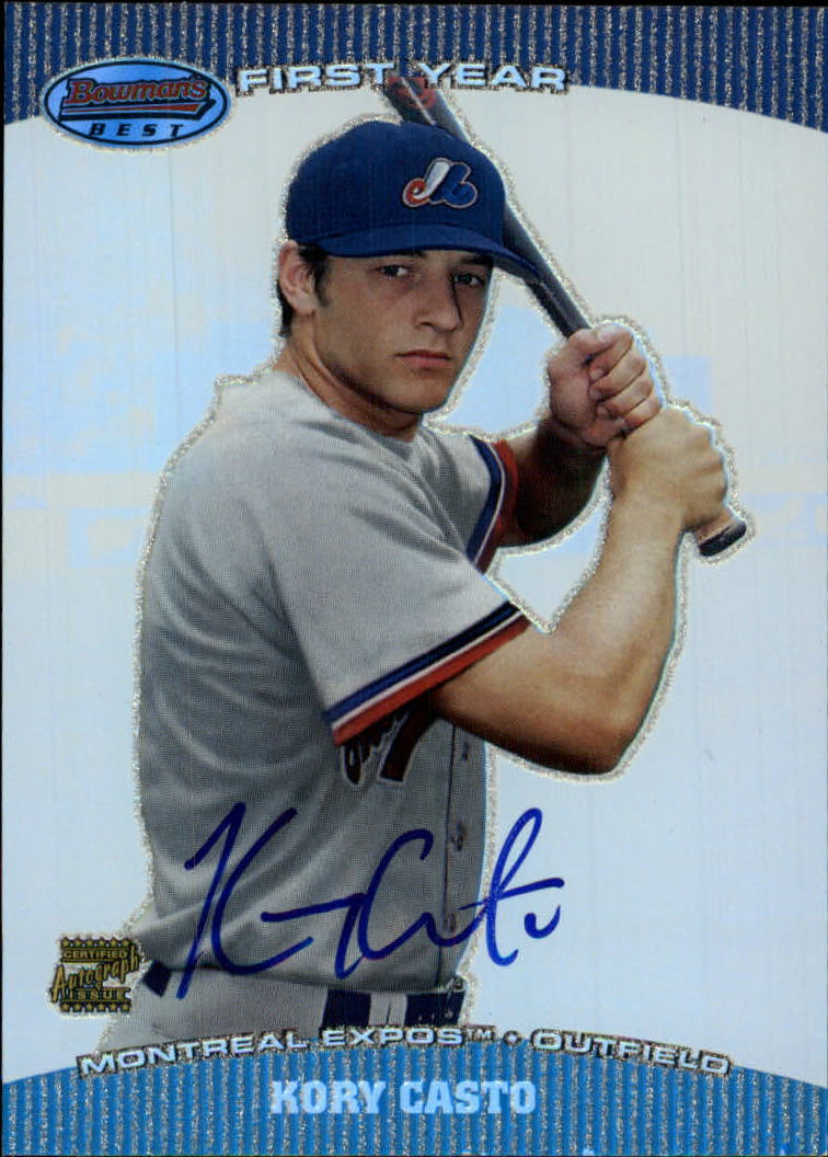 2004 Bowman's Best #KC Kory Casto FY AU RC