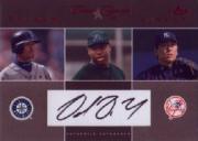 2004 Classic Clippings Phenom Lineup Autograph Red #DY D.Young w/Ichiro-Hideki