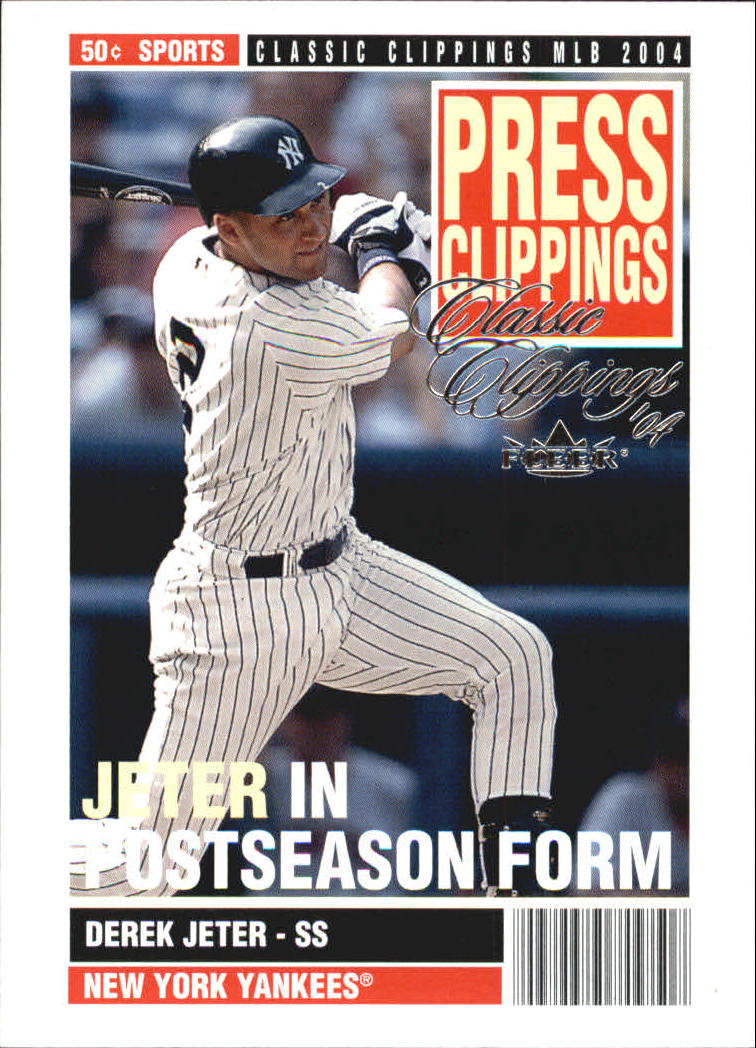 2004 Classic Clippings Press Clippings #3 Derek Jeter