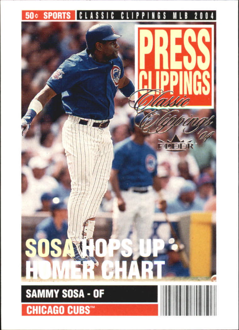 2004 Classic Clippings Press Clippings #19 Sammy Sosa