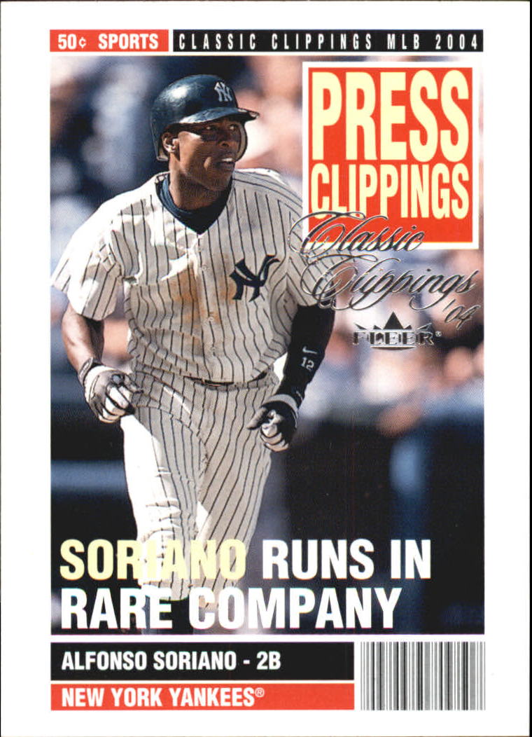 2004 Classic Clippings Press Clippings #20 Alfonso Soriano