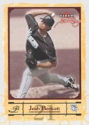 2004 Fleer Sweet Sigs #3 Josh Beckett