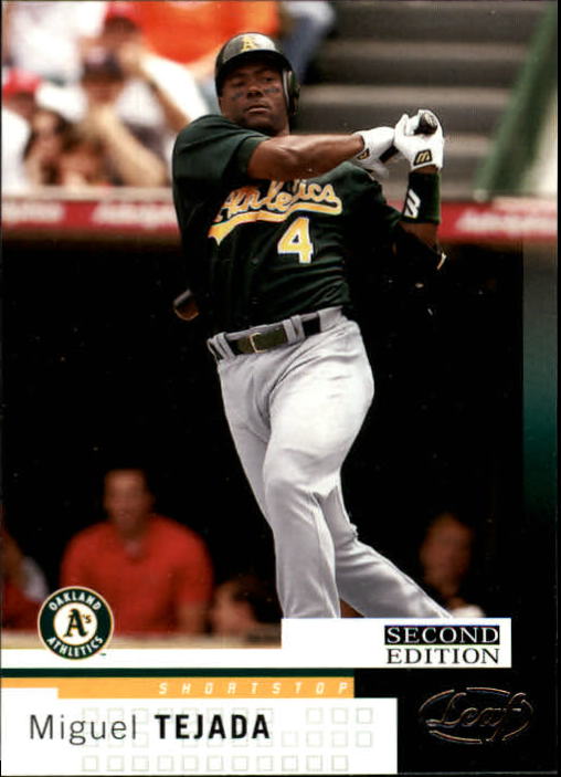 2004 Leaf Second Edition #68 Miguel Tejada