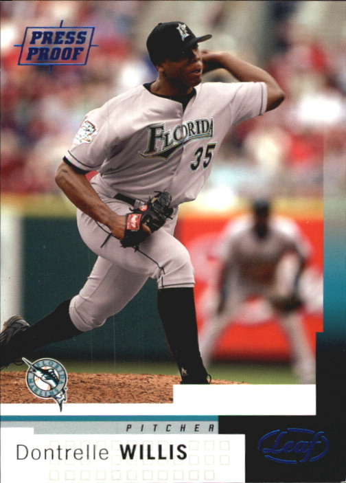 2004 Leaf Press Proofs Blue #132 Dontrelle Willis