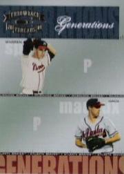 2004 Throwback Threads Generations #8 W.Spahn/G.Maddux
