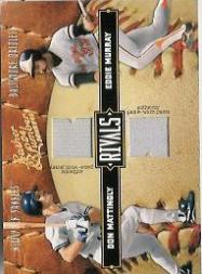 2004 Leather and Lumber Rivals Materials #32 Don Mattingly Pants/Eddie Murray Jsy/250