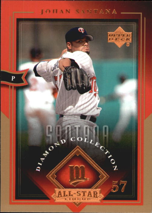 2004 UD Diamond All-Star #50 Johan Santana