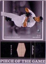 2004 Playoff Honors Piece of the Game Bat #15 Josh Beckett/250