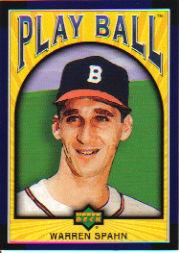 2004 Upper Deck Play Ball Blue #11 Warren Spahn