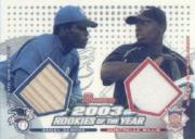 2004 Bowman #BW Angel Berroa Bat/Dontrelle Willis Jsy ROY