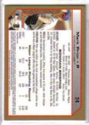 2004 Bowman Gold #34 Mark Prior back image