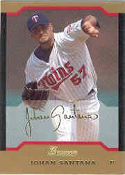 2004 Bowman Gold #65 Johan Santana