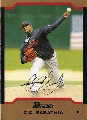 2004 Bowman Gold #116 C.C. Sabathia