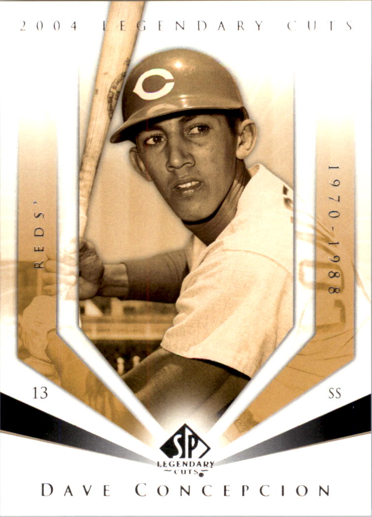2004 SP Legendary Cuts #21 Dave Concepcion