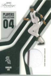 2004 Playoff Prestige Players Collection Jersey #16 Carlos Lee