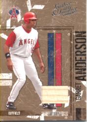2004 Leather and Lumber Materials Bat #2 Garret Anderson/100