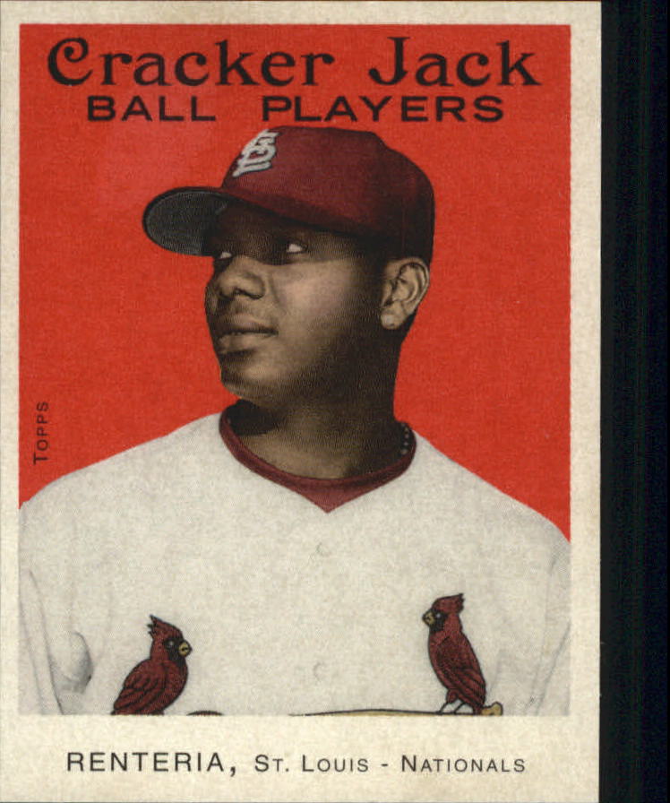 2004 Topps Cracker Jack Mini Stickers #2 Edgar Renteria
