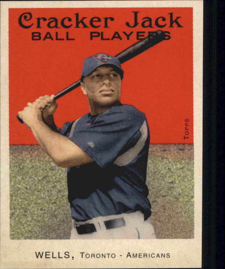2004 Topps Cracker Jack Mini Stickers #13 Vernon Wells SP