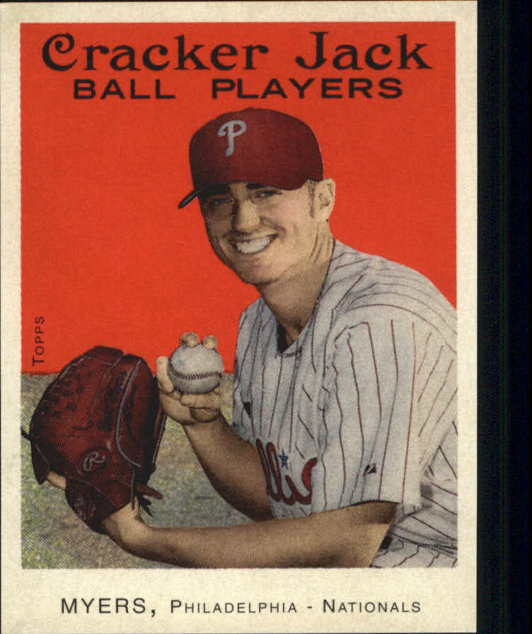 2004 Topps Cracker Jack Mini Stickers #19 Brett Myers