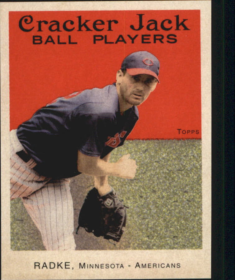 2004 Topps Cracker Jack Mini Stickers #33 Brad Radke