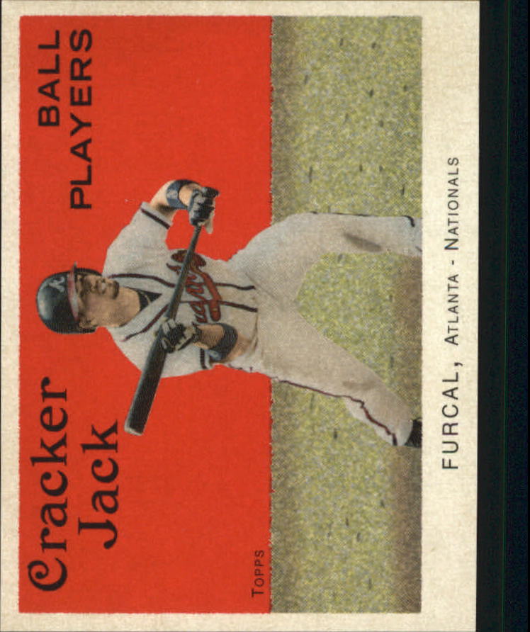 2004 Topps Cracker Jack Mini Stickers #40 Rafael Furcal